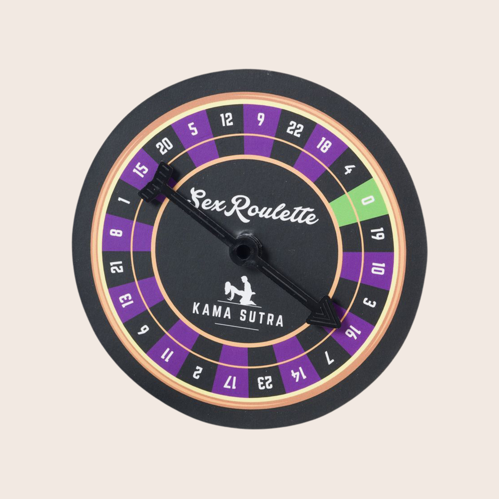 Roulette du jeu Sex Roulette Kamasutra avec numéros des défis