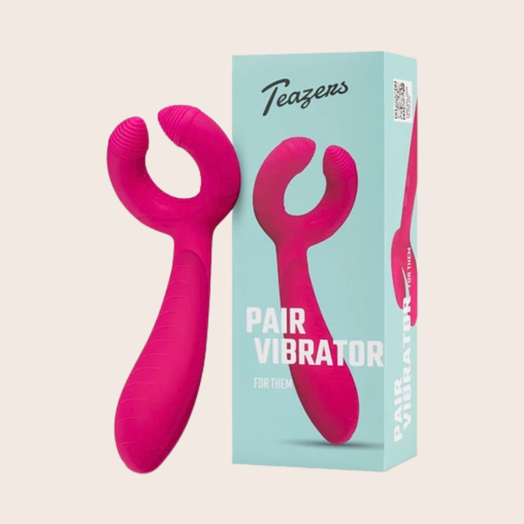 vibromasseur en couple Vibromasseur pour couples ultime à double stimulation en forme de U avec  télécommande main image 1