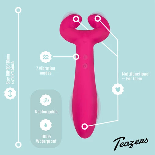 Vibromasseur pour couple "Pair Vibrator"  - Teazers