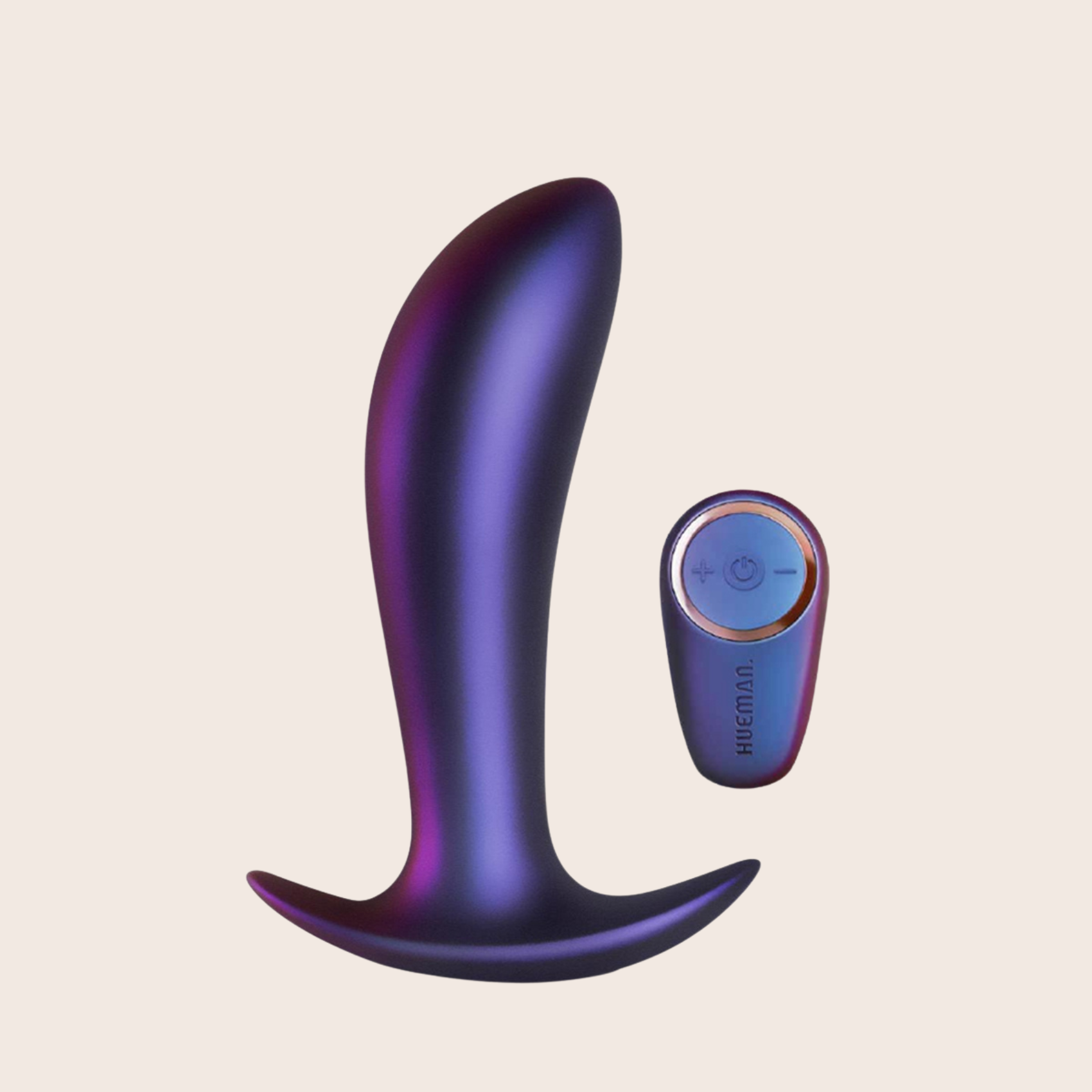 Plug anal vibrant Uranus Hueman avec télécommande sans fil