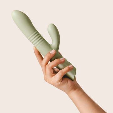 Rabbit Yarrow de The Natural Love Company de couleur verte très esthétique.