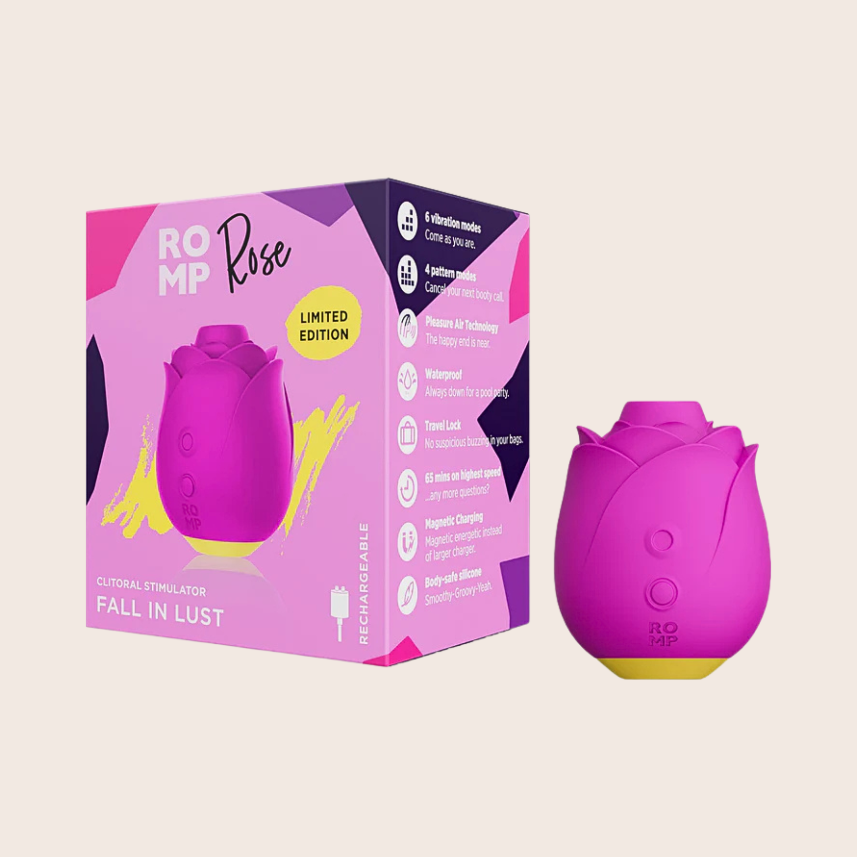 Stimulateur Clitoridien Rose - Romp