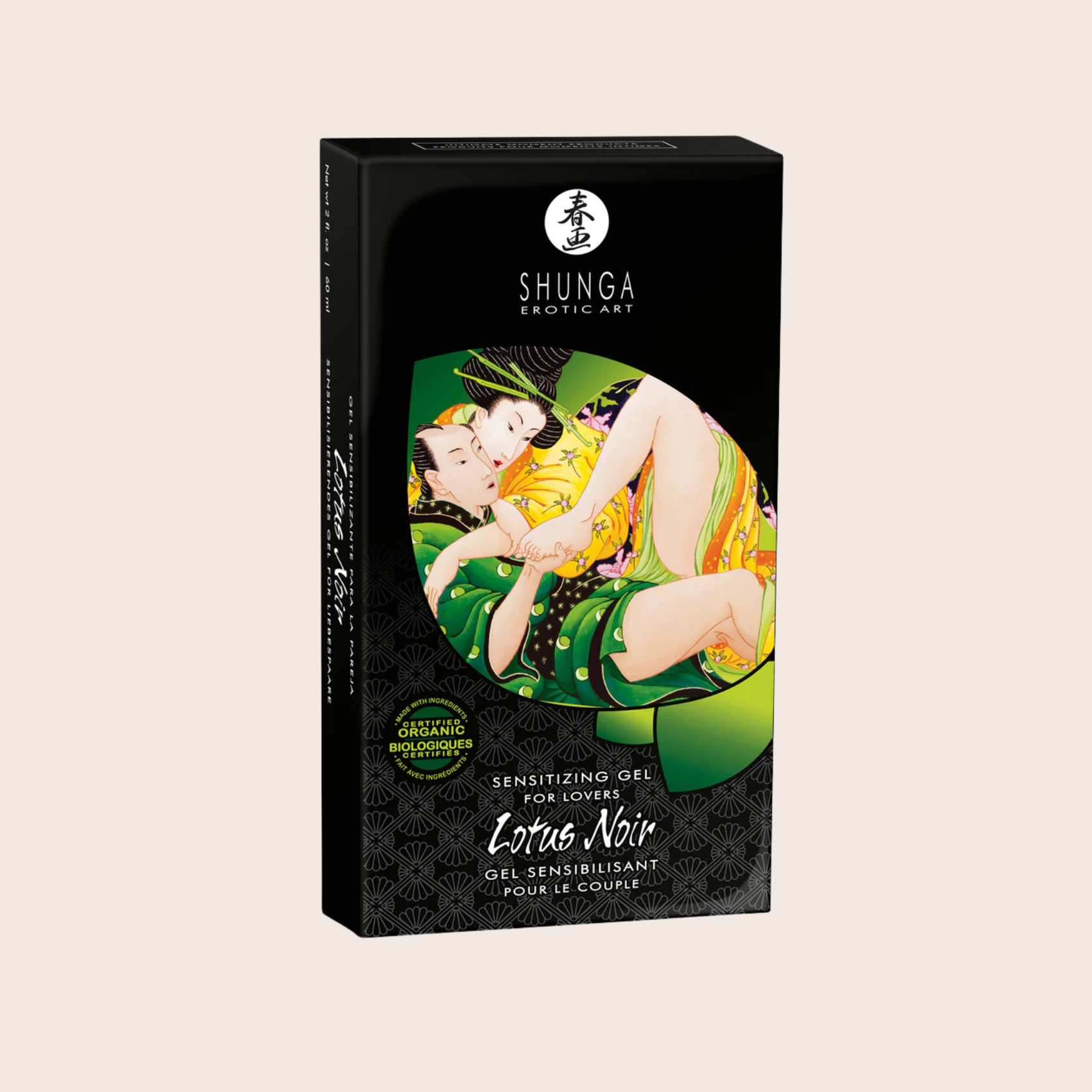 Gel Sensibilisant pour Couple Lotus Noir – Shunga