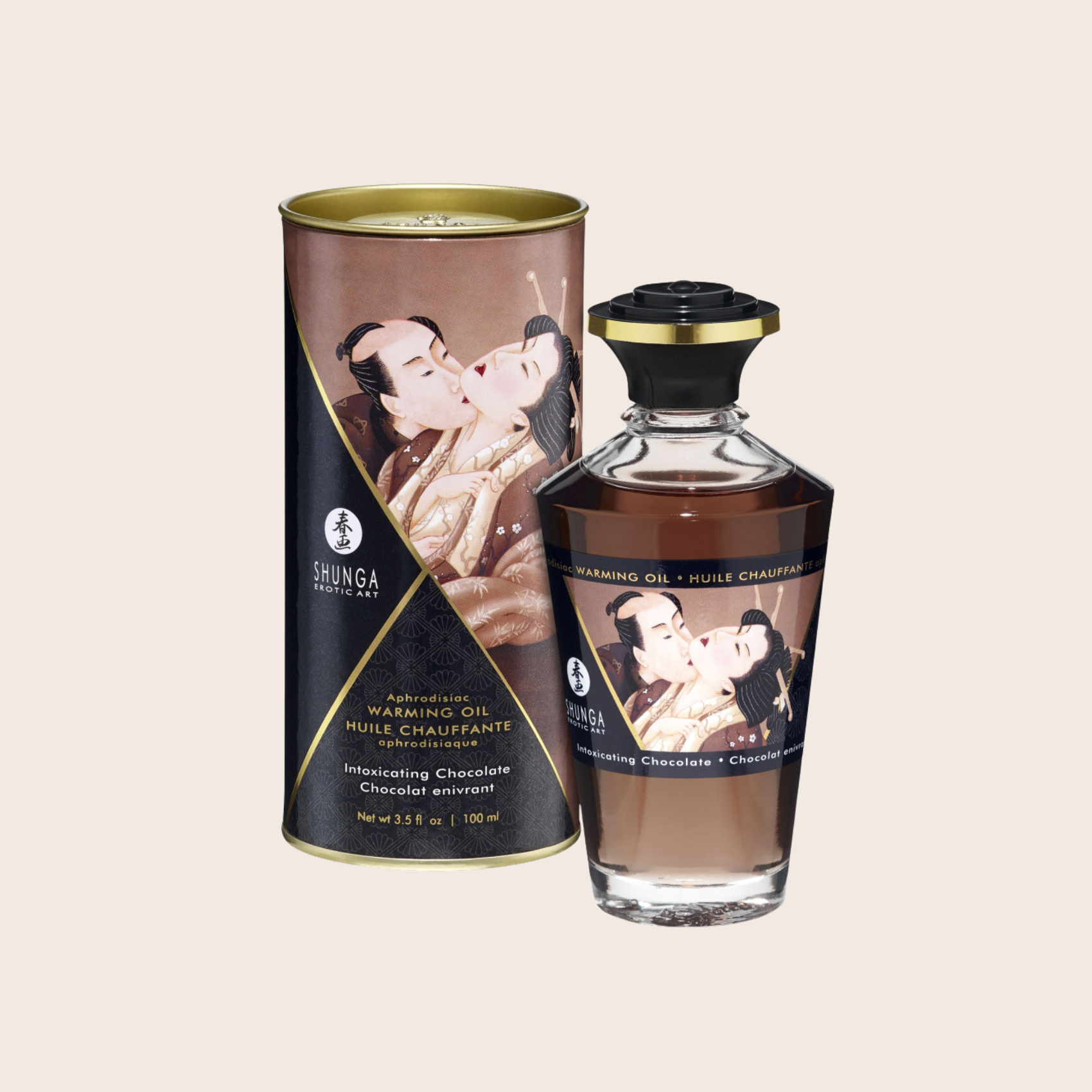 Huile chauffante aphrodisiaque Shunga Chocolat Shunga