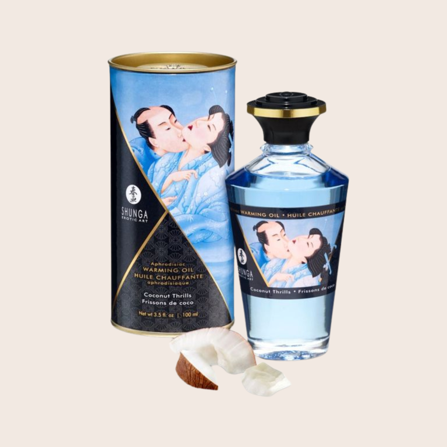 Huile chauffante aphrodisiaque Shunga Coco Shunga