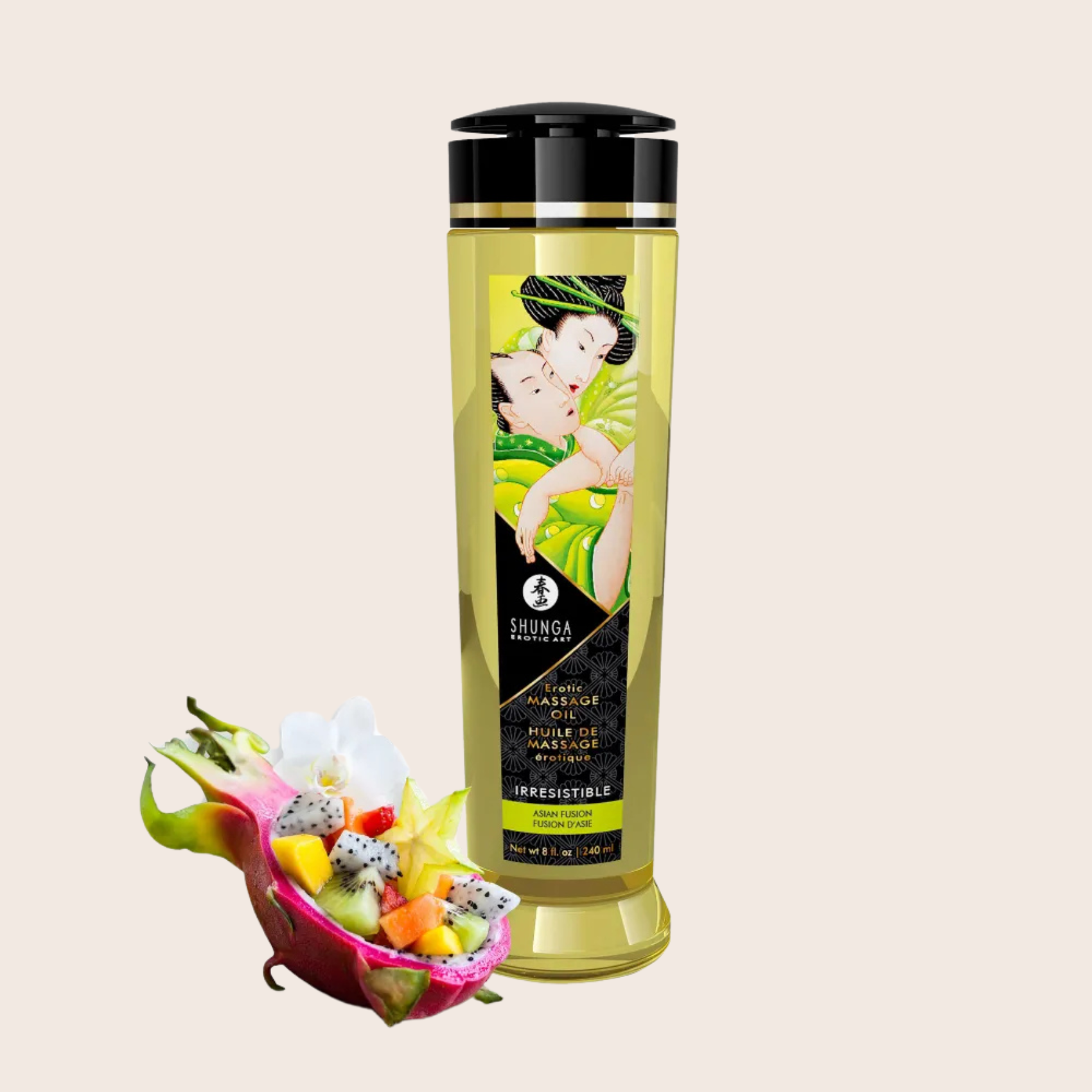 Huile de Massage erotique Shunga Fusion d'Asie