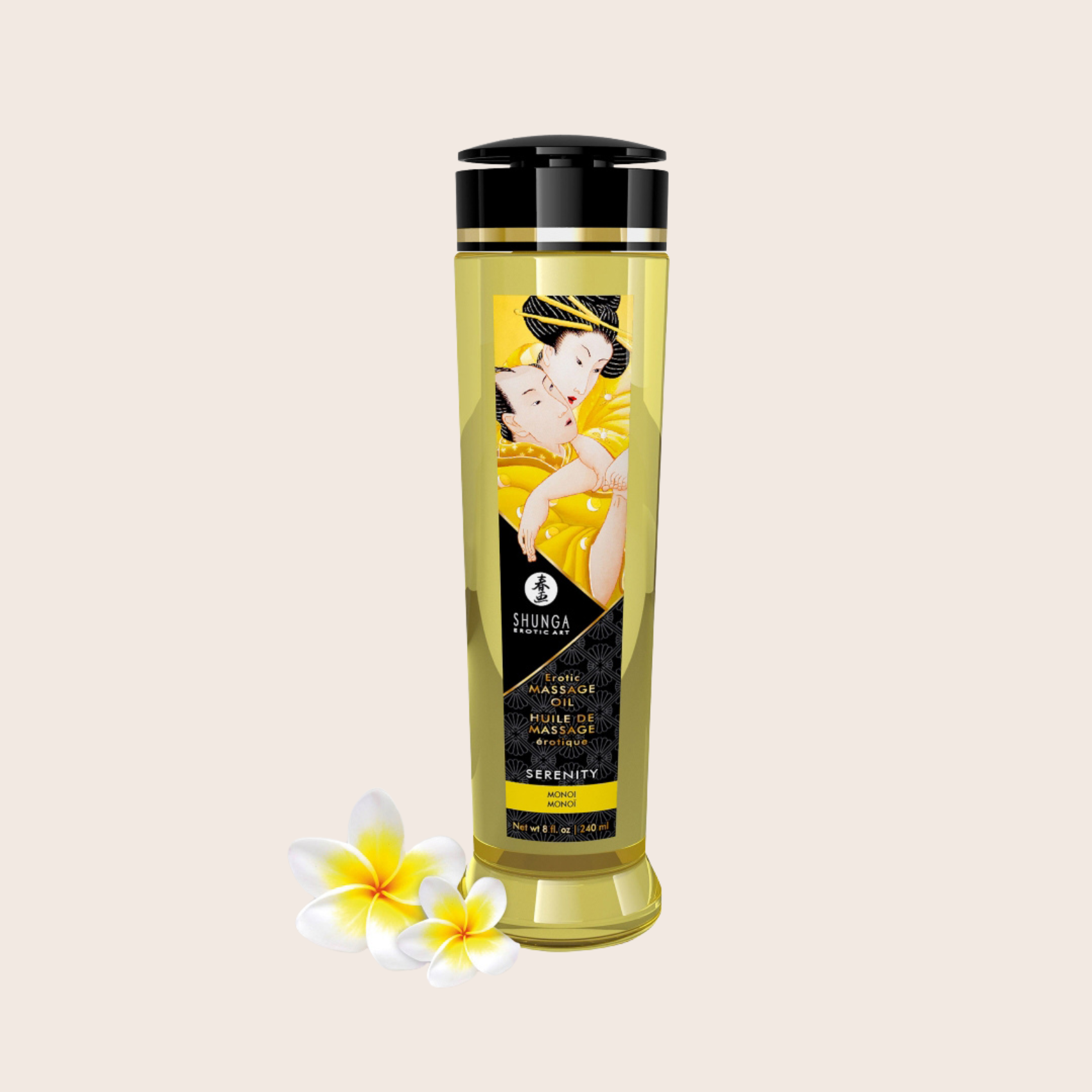 Huile de Massage erotique Shunga Monoï