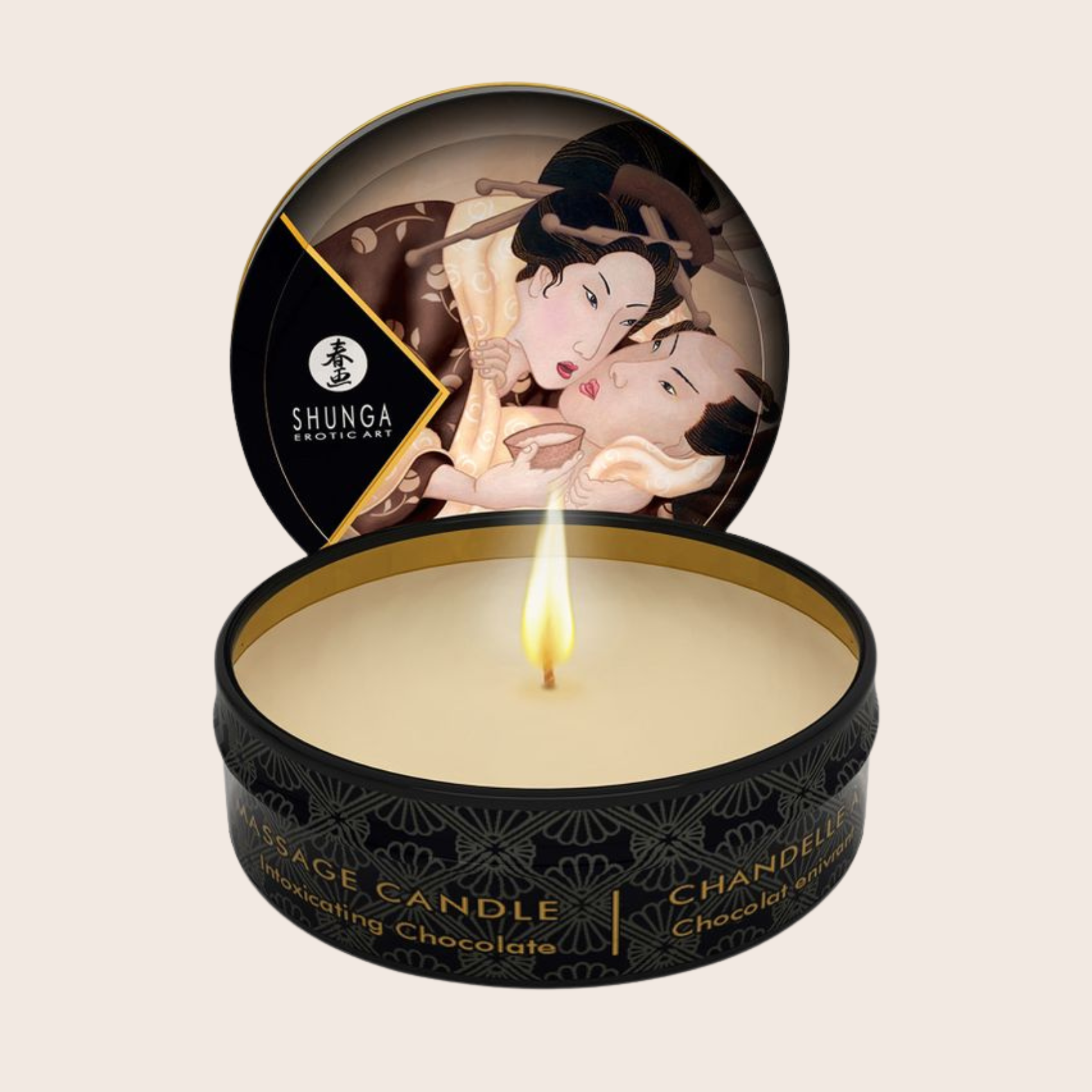 Mini bougie de massage Shunga Chocolat