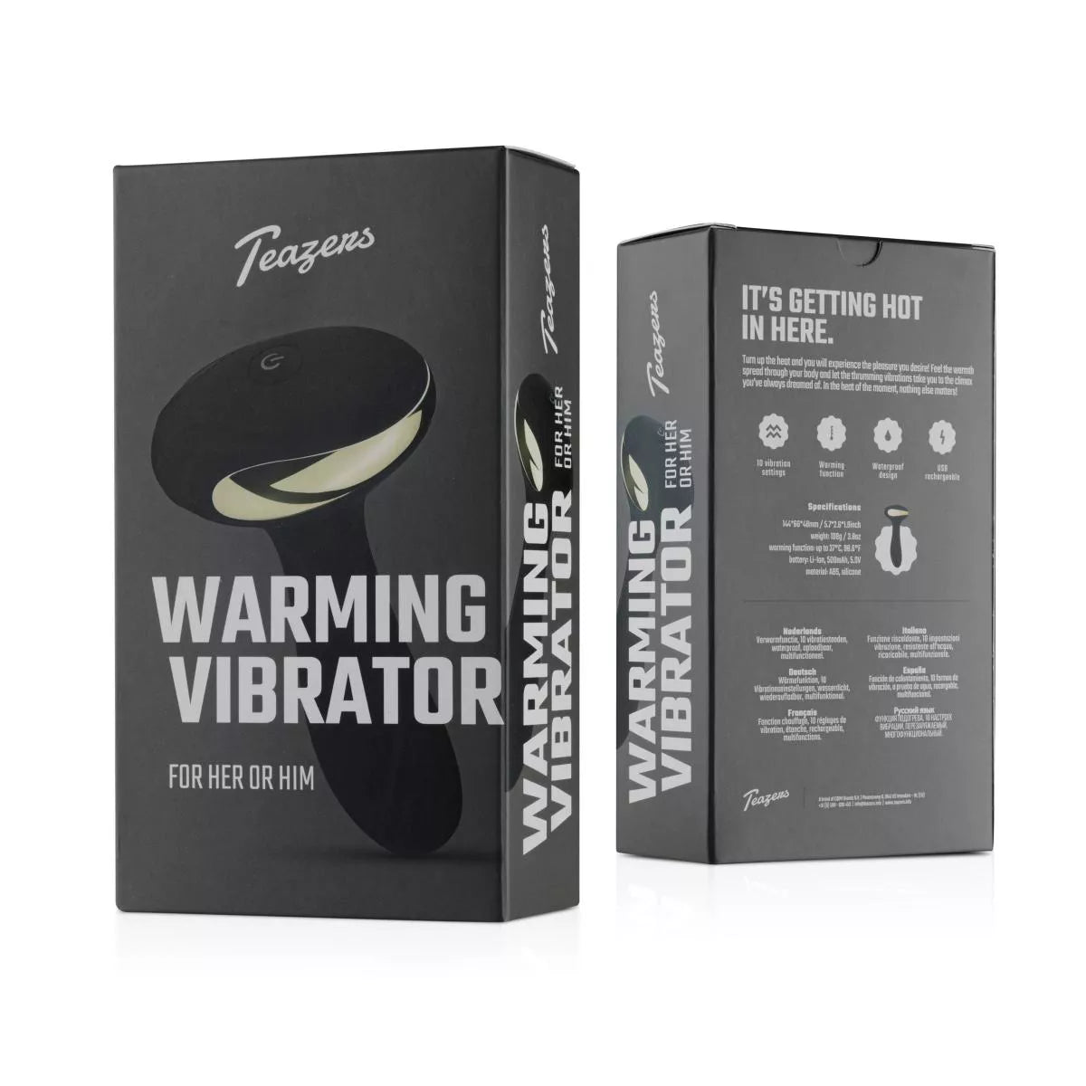 Vibromasseur Anal Chauffant - Teazers