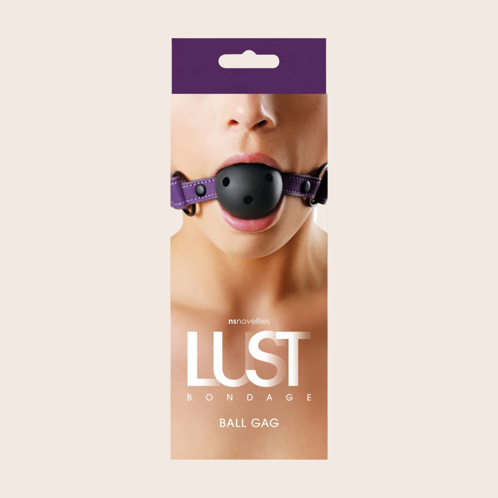 Accessoire BDSM bâillon-boule confortable et réglable pour jeux de soumission