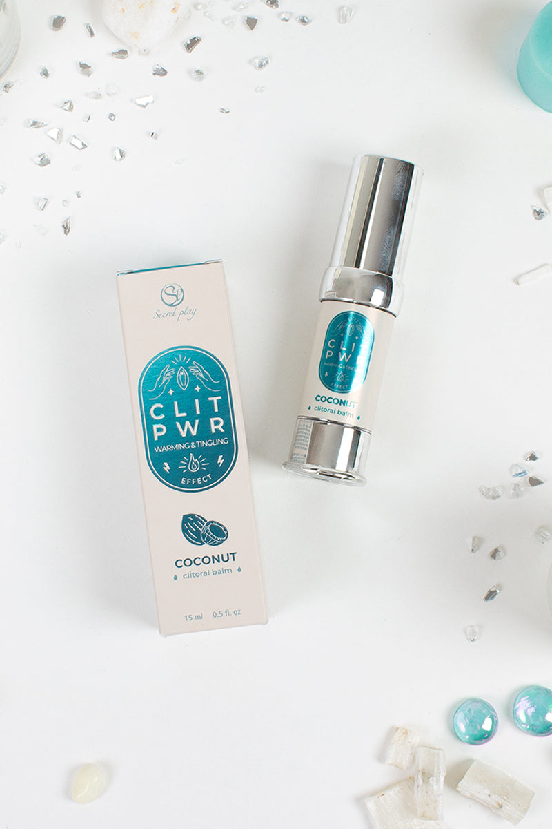 Baume Clit Pwr en noix de coco, fraise, mangue, menthe chocolat