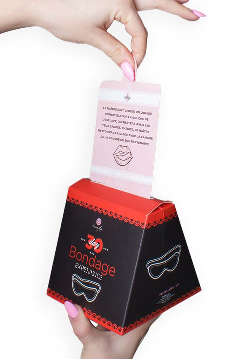 Cartes défis bondage soft du jeu 30 jours Secret Play