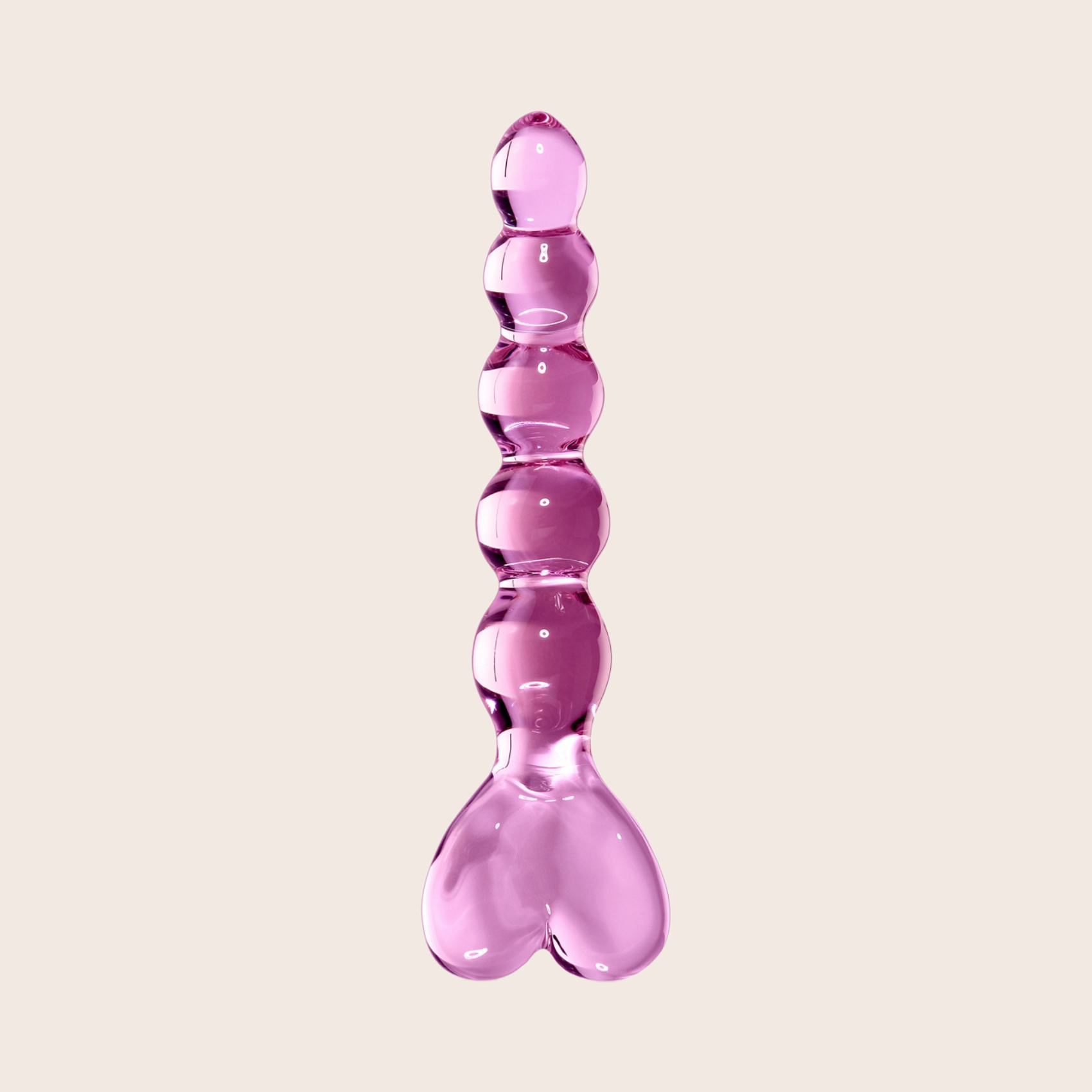 Dildo en verre Icicles N°43 transparent vue générale