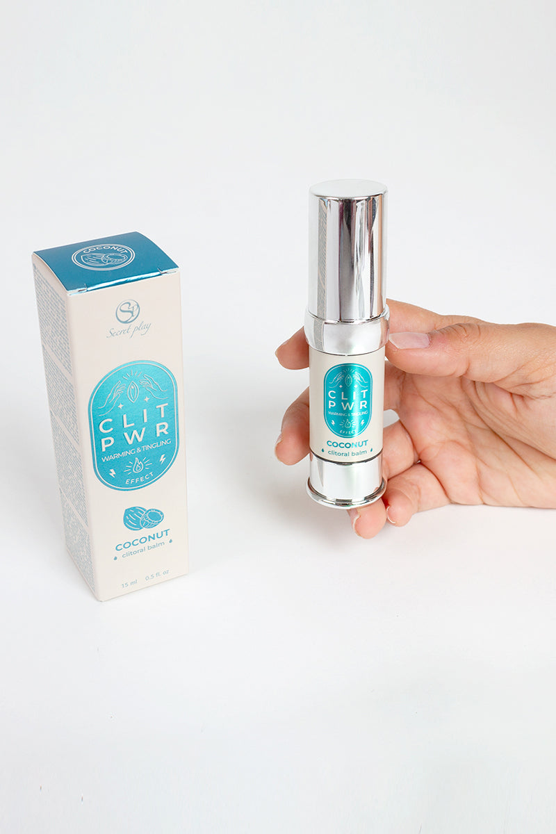 Flacon airless baume clitoris Clit Pwr noix de coco Secret Play