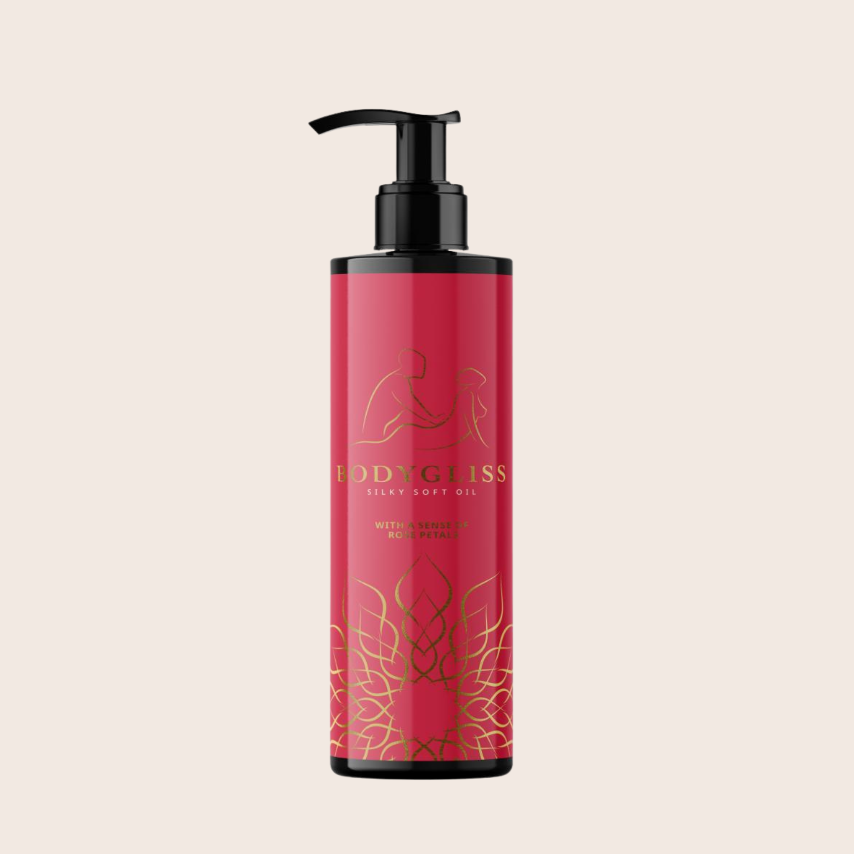 Huile de massage intime parfumée à la pétale de rose