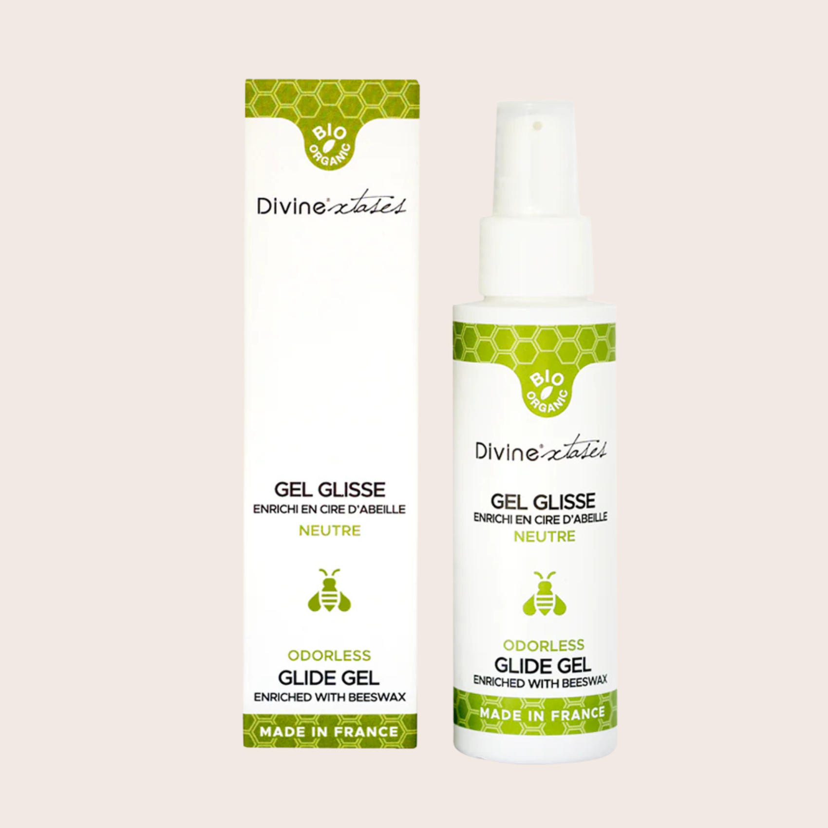 Lubrifiant gel glisse neutre bio Divinextases hydratant