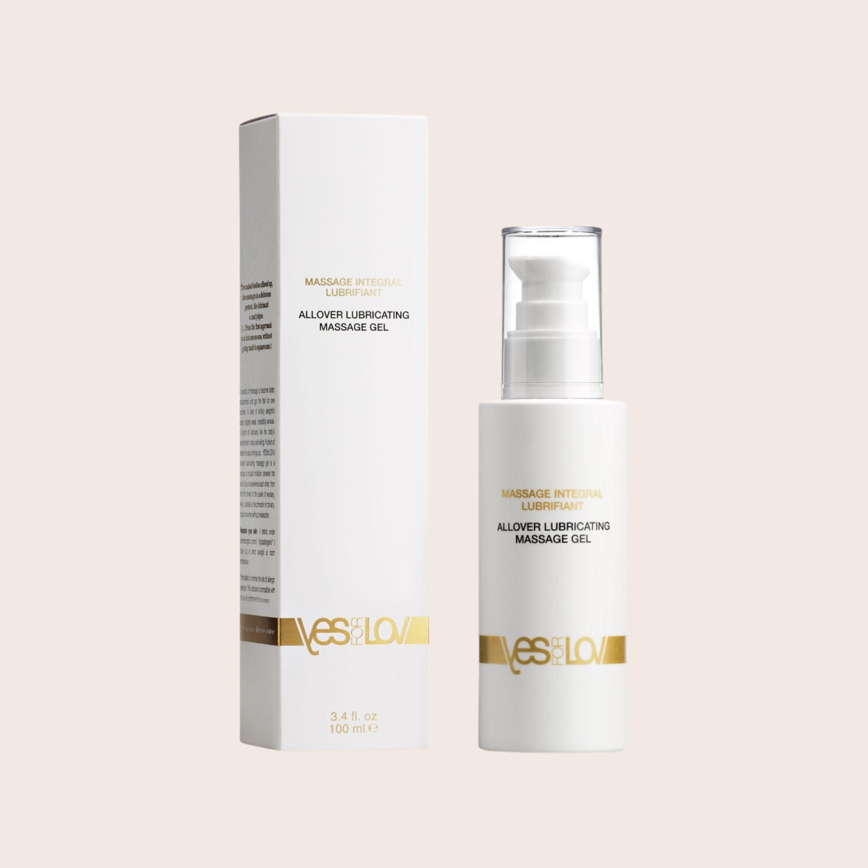 Gel de massage et lubrifiant intime YESforLOV flacon 100ml