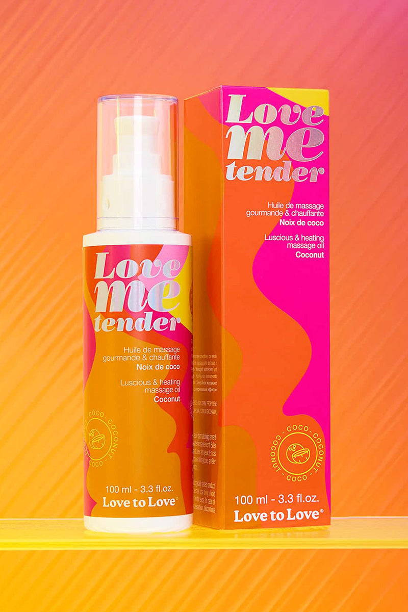 Huile de massage Love to Love parfum noix de coco – flacon