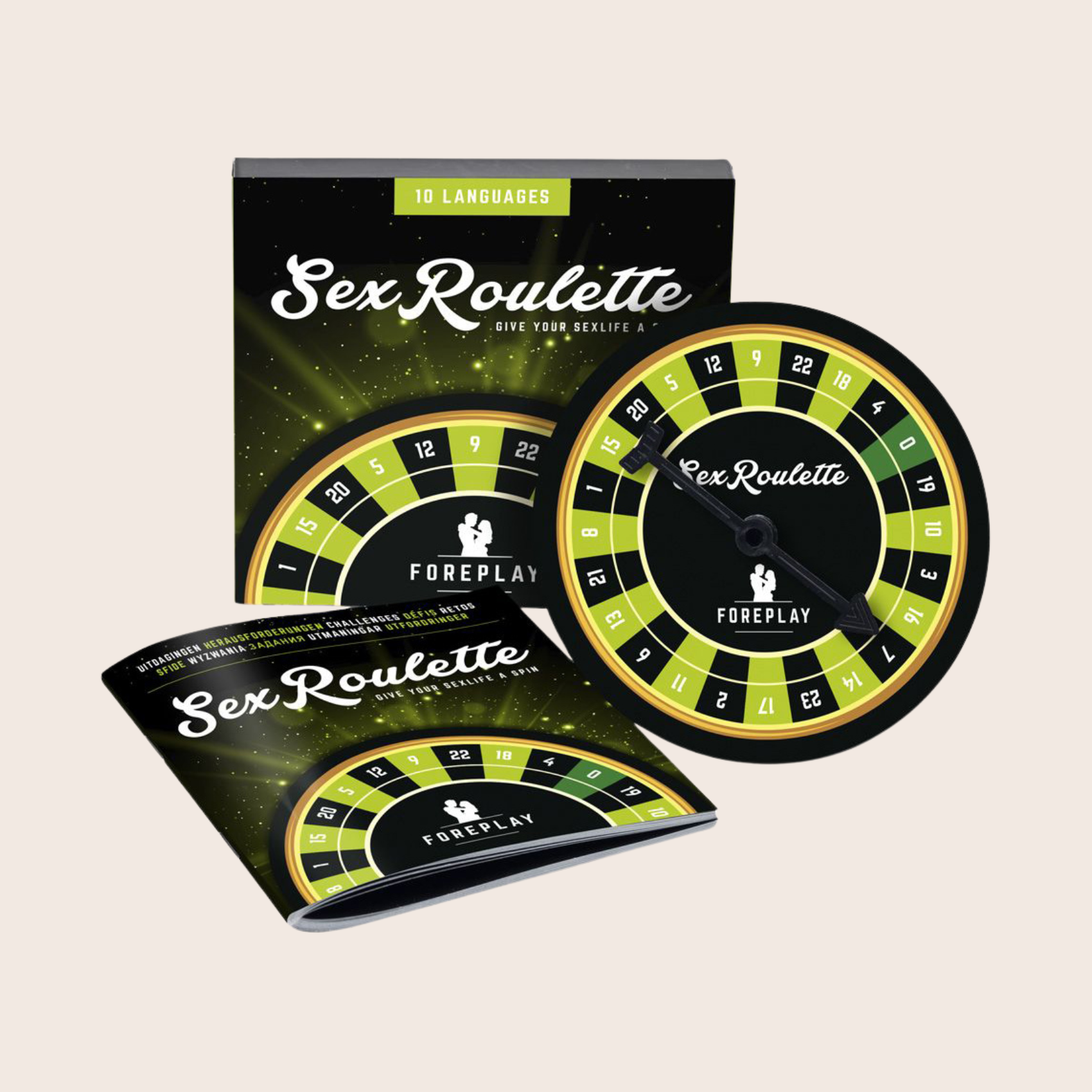 Boîte du jeu Sex Roulette Foreplay – Tease & Please