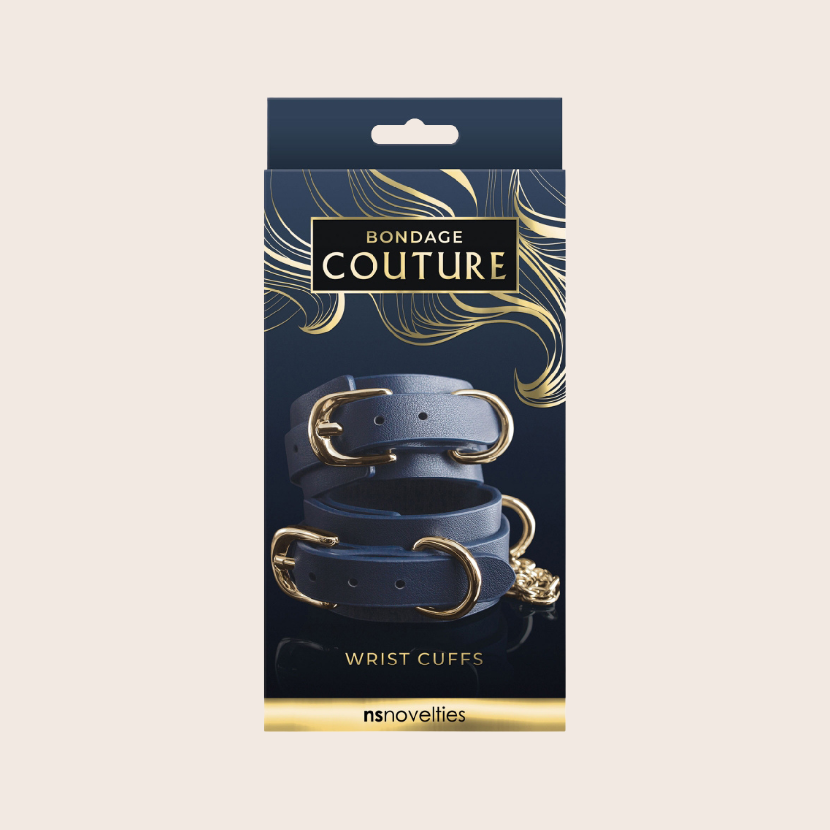 Menottes bondage NS Novelties bleu packaging