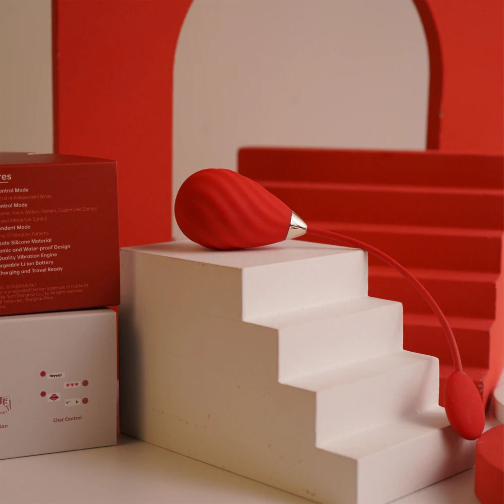Détail des ondulations texturées du Magic Sundae – Stimulation vaginale
