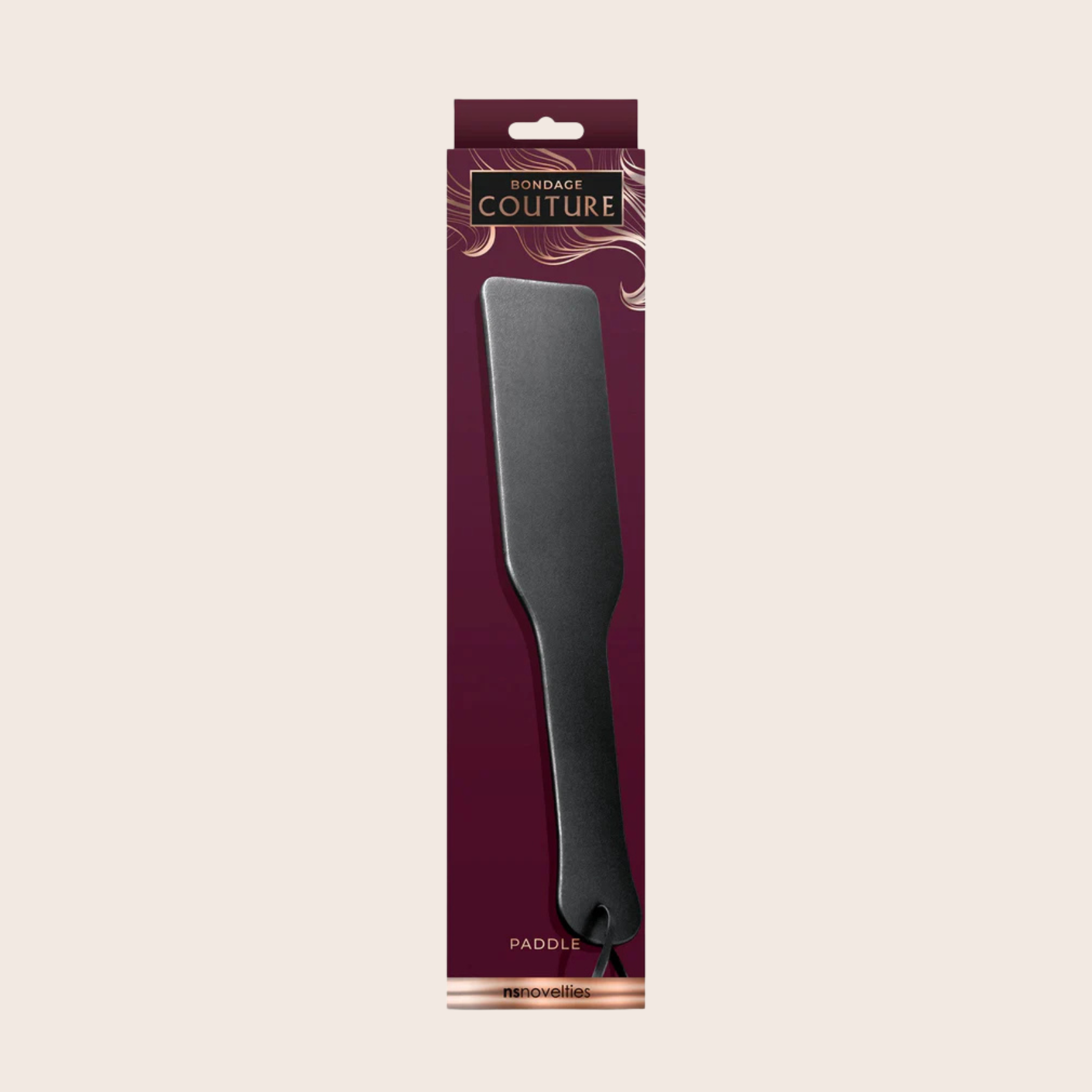 Paddle BDSM élégant pour caresses et fessées Bondage Couture