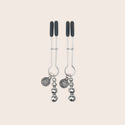Pinces à seins ajustables Fifty Shades of Grey avec chaînes lestées