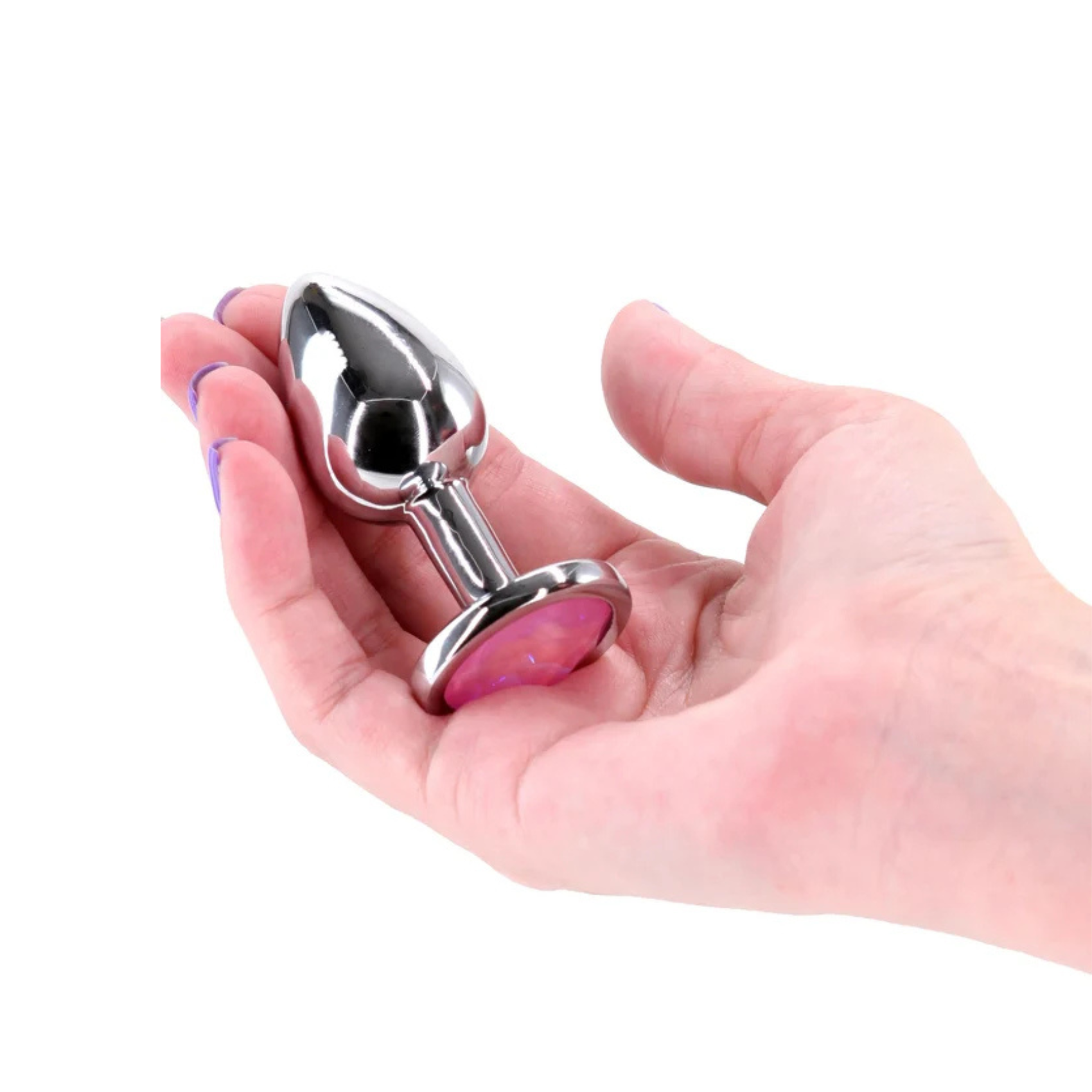 Plug anal bijou small tenu en main taille compacte