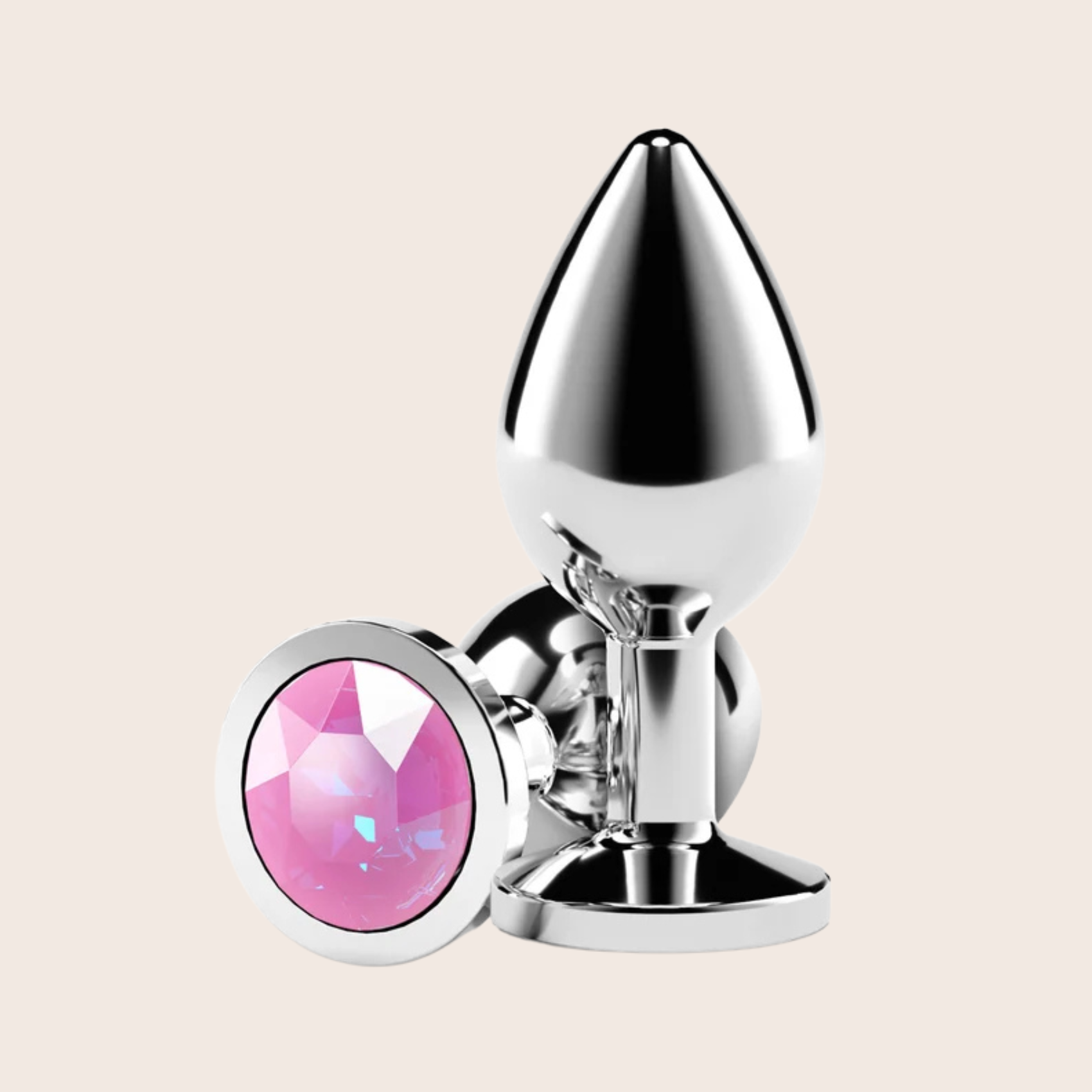 Plug anal bijou argent medium NS Novelties design élégant