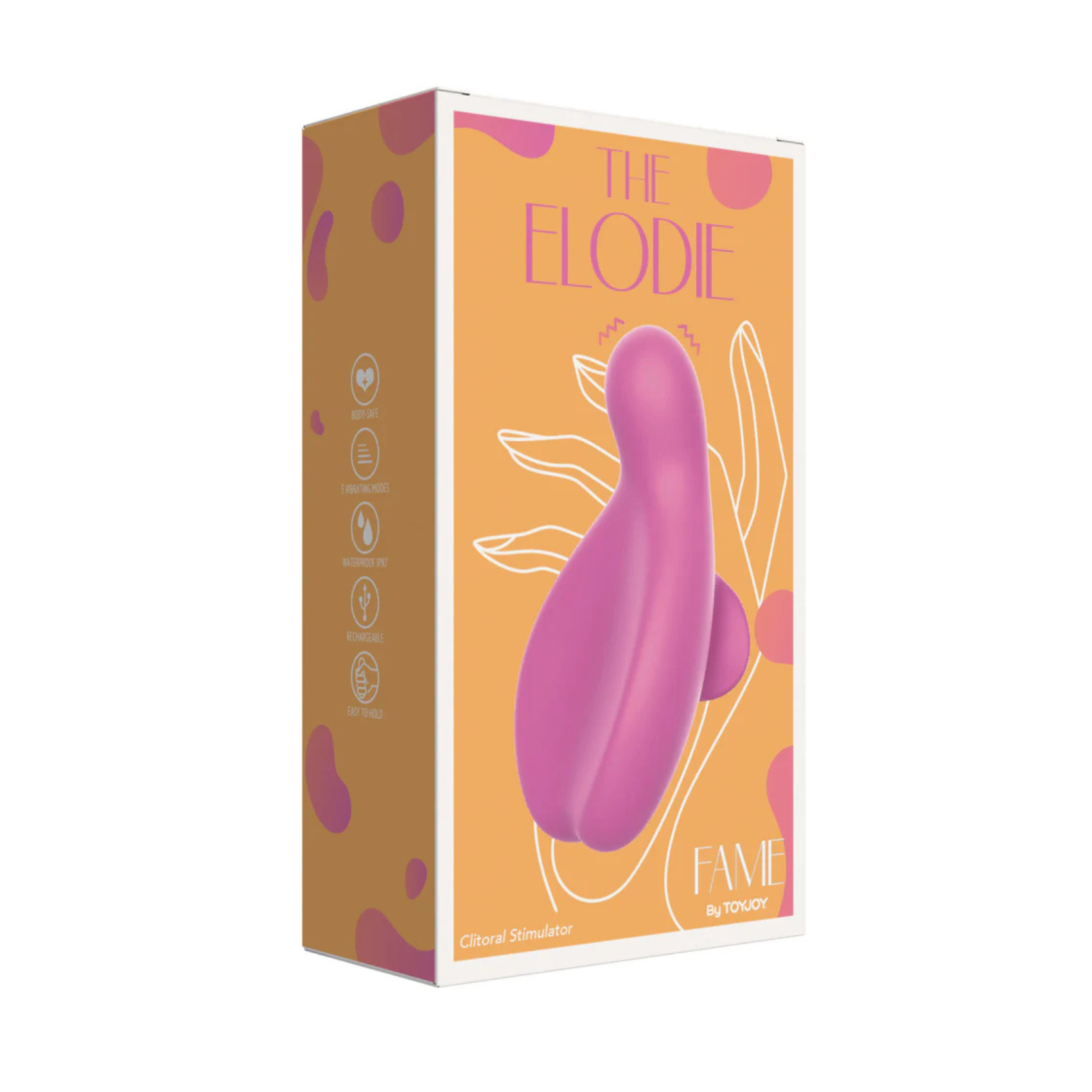 stimulateur clitoridien ToyJoy Elodie silicone packaging