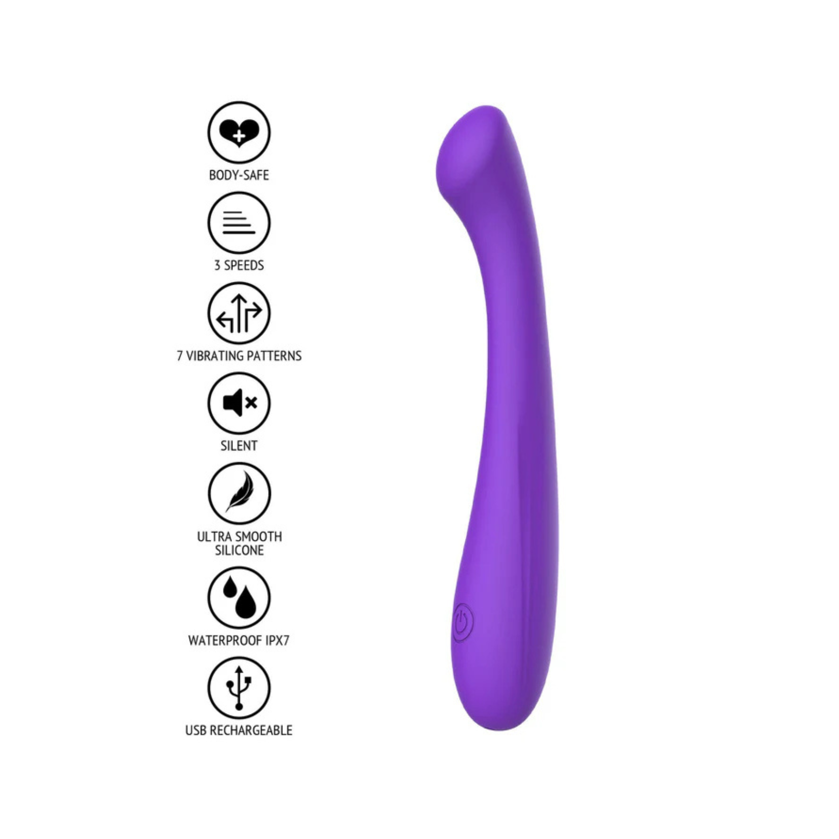 vibromasseur étanche rechargeable