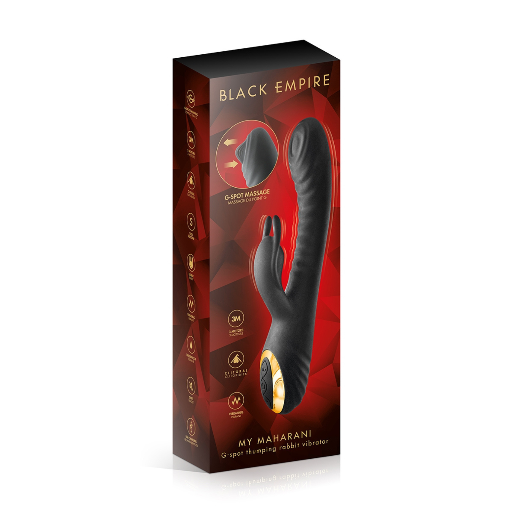 Vibromasseur Black Empire My Maharani Boite