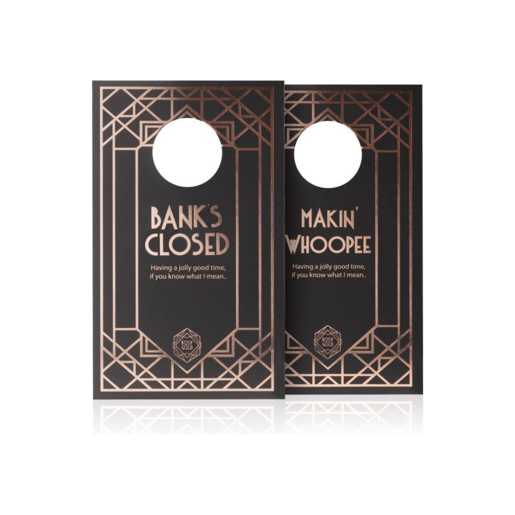 Carte ne pas déranger fournie avec le Rosy Gold Wand