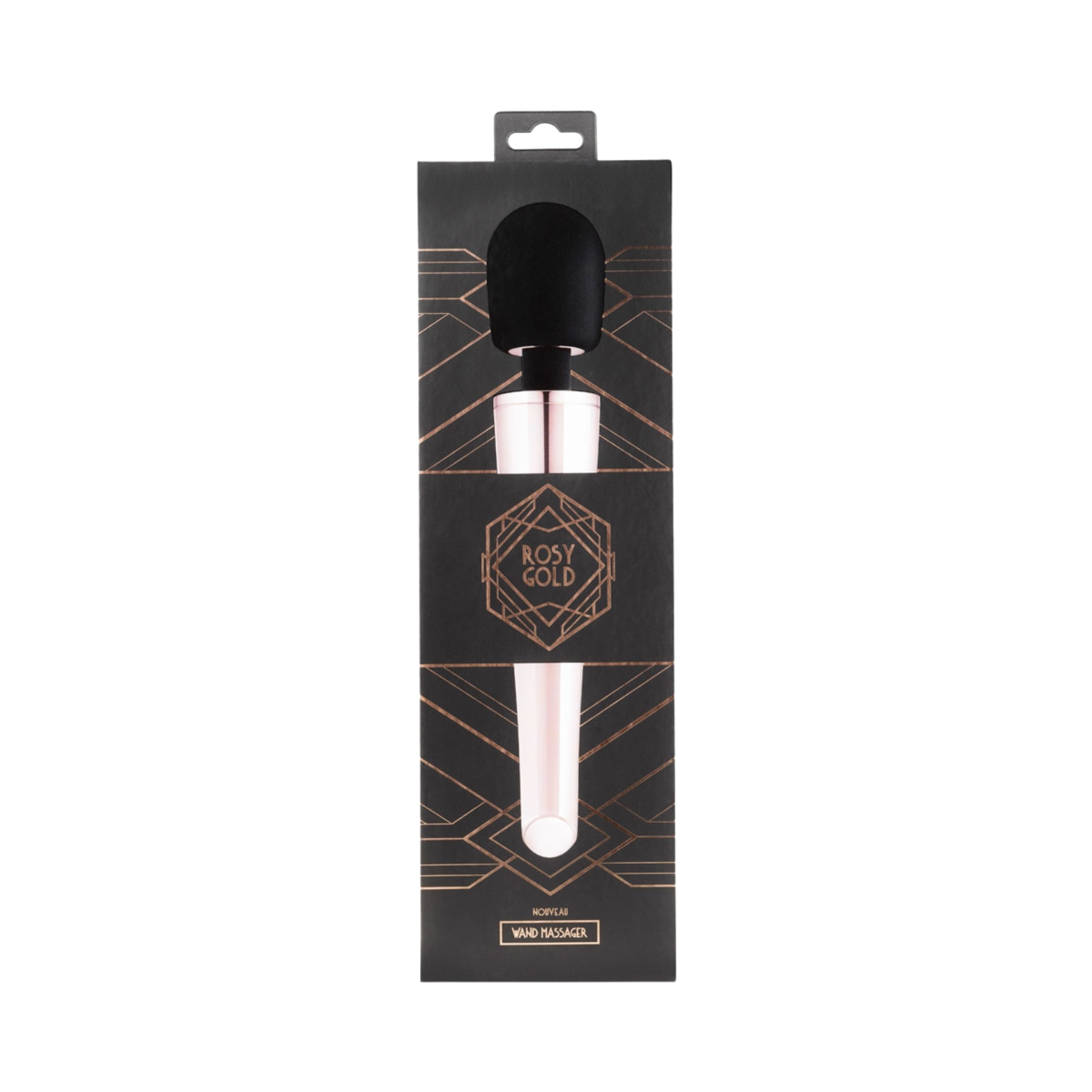 Boîte élégante du vibromasseur Rosy Gold