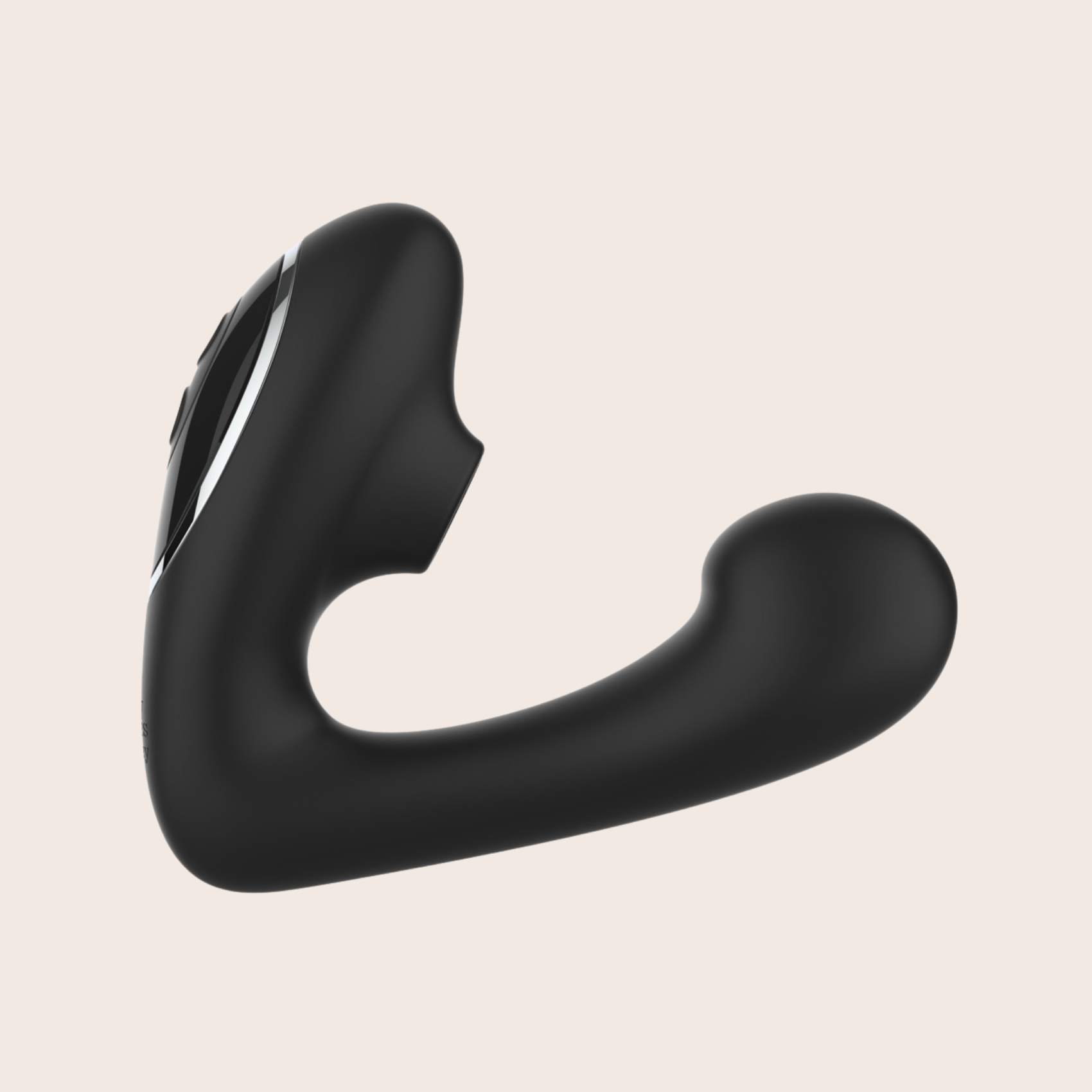 Vue de profil du stimulateur Greedy Girl Duet Fifty Shades of Grey
