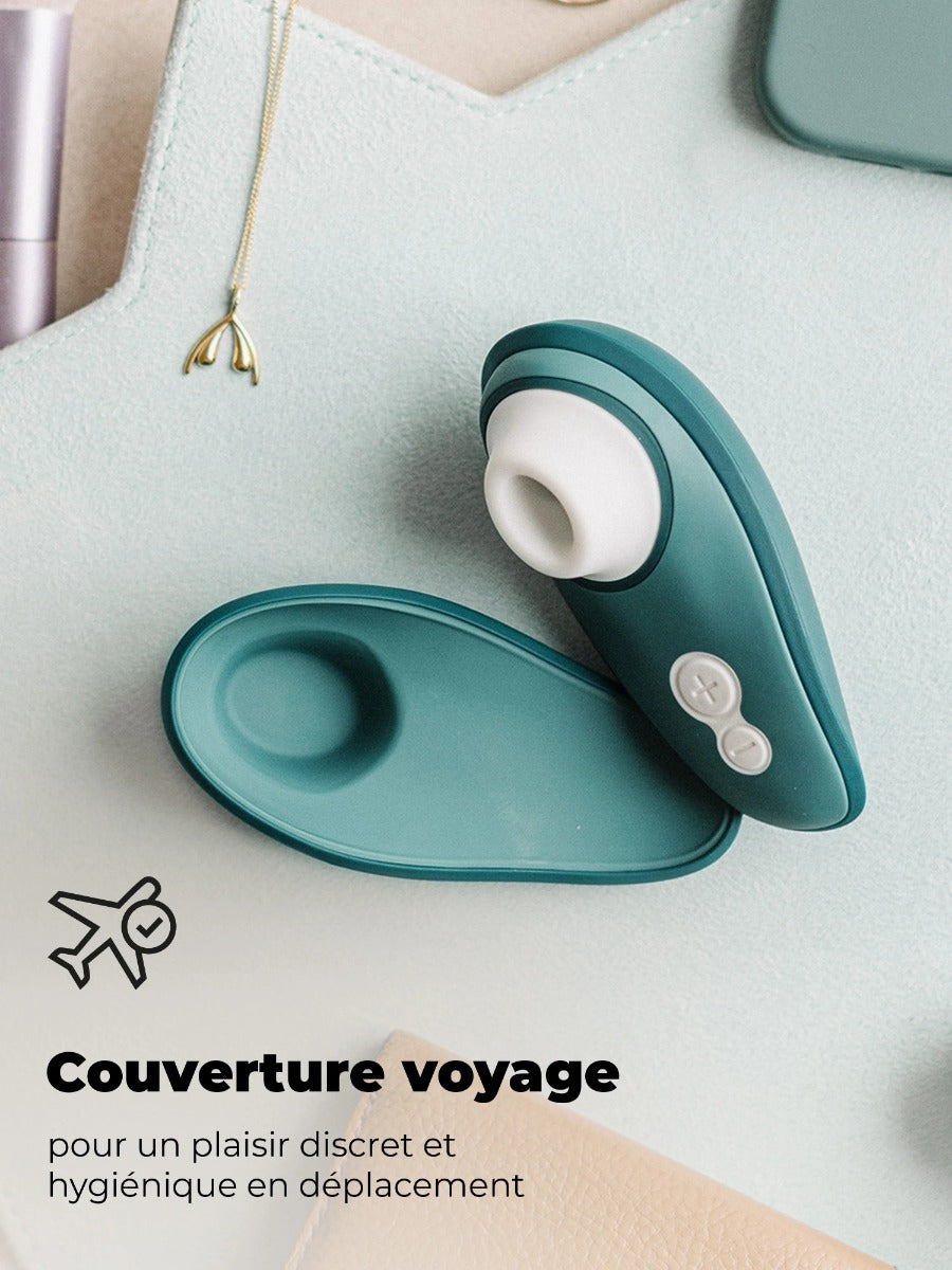 Womanizer Liberty 2 avec capuchon aimanté pour voyager discrètement
