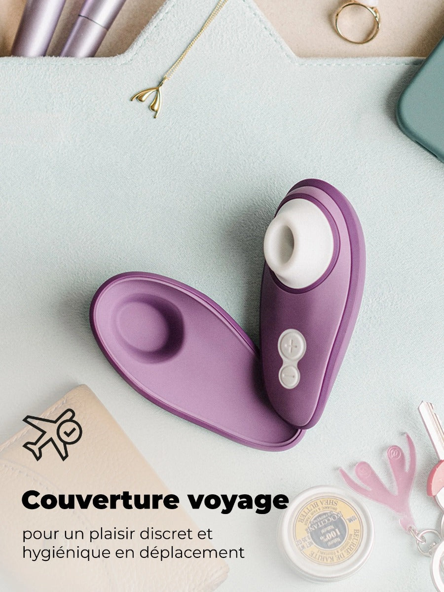 Womanizer Liberty 2 avec capuchon aimanté pour voyager discrètement